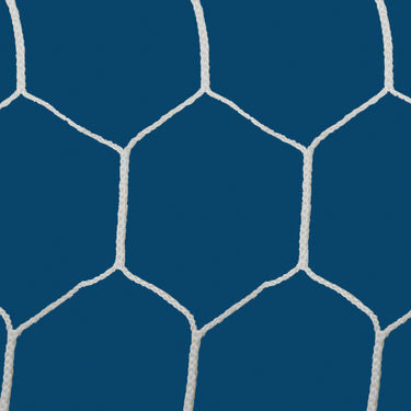 Soccer Goal Replacement Nets (5-1/2 in. Hex - 5mm Braided Mesh) - Team Official Goal (8 ft.H x 24 ft.W x 4 ft.B x 10 ft.D) (White)